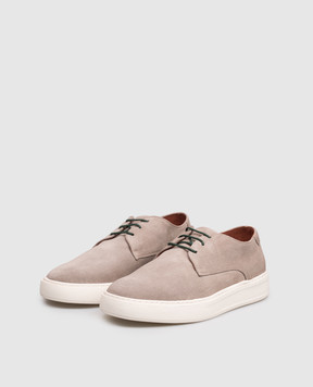 Florentino Beige suede derby shoes 126276610105