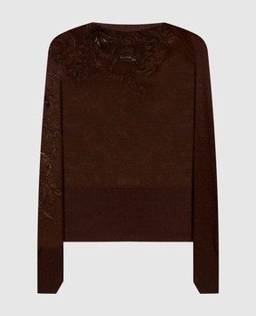Ermanno Scervino Brown cashmere jumper D495M302APPYU