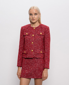 Valentino Red tweed jacket 9B3CE615ACQ