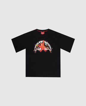 Sprayground Get Out Bear Kids Black T-Shirt SPY1423BLK