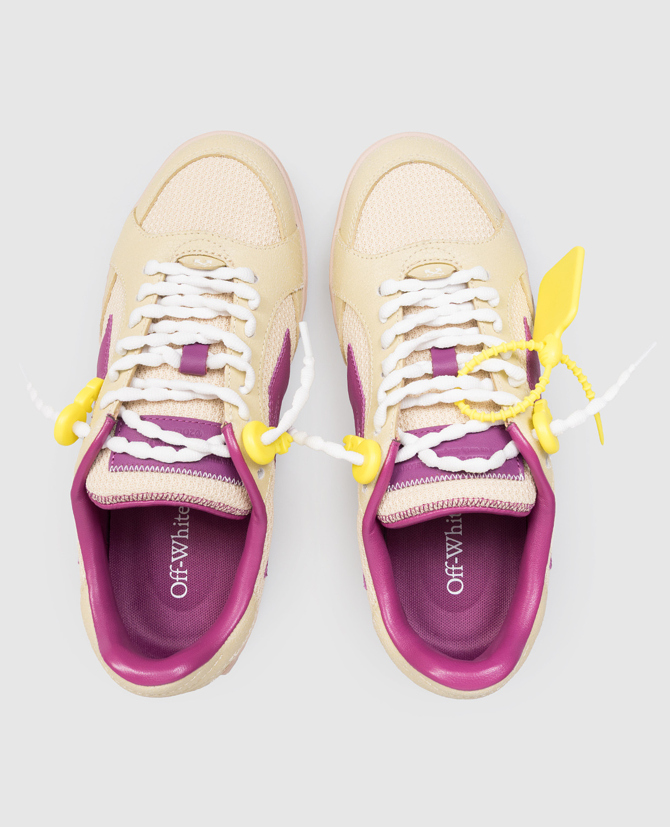 

Beige combination sneakers End Of Play Off-White