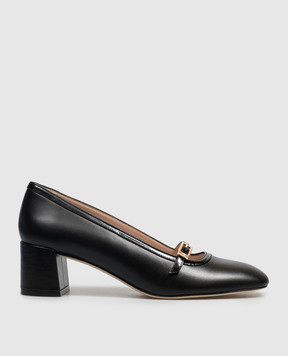 Stuart Weitzman Georgie black leather shoes SO100