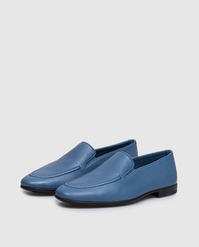 Stefano Ricci Blue leather loafers UC38G2361NPS
