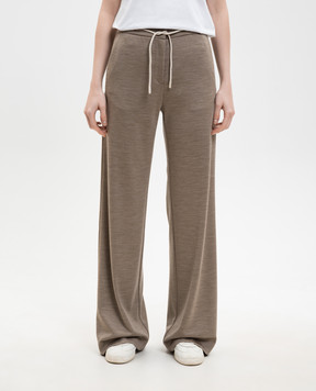 Marco Pescarolo Fency beige sweatpants FENCYD53Y19