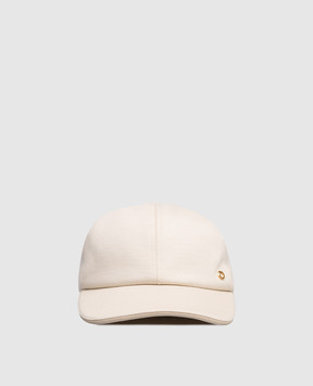 Stefano Ricci Ivory wool cap MCV61TX08EMA0033