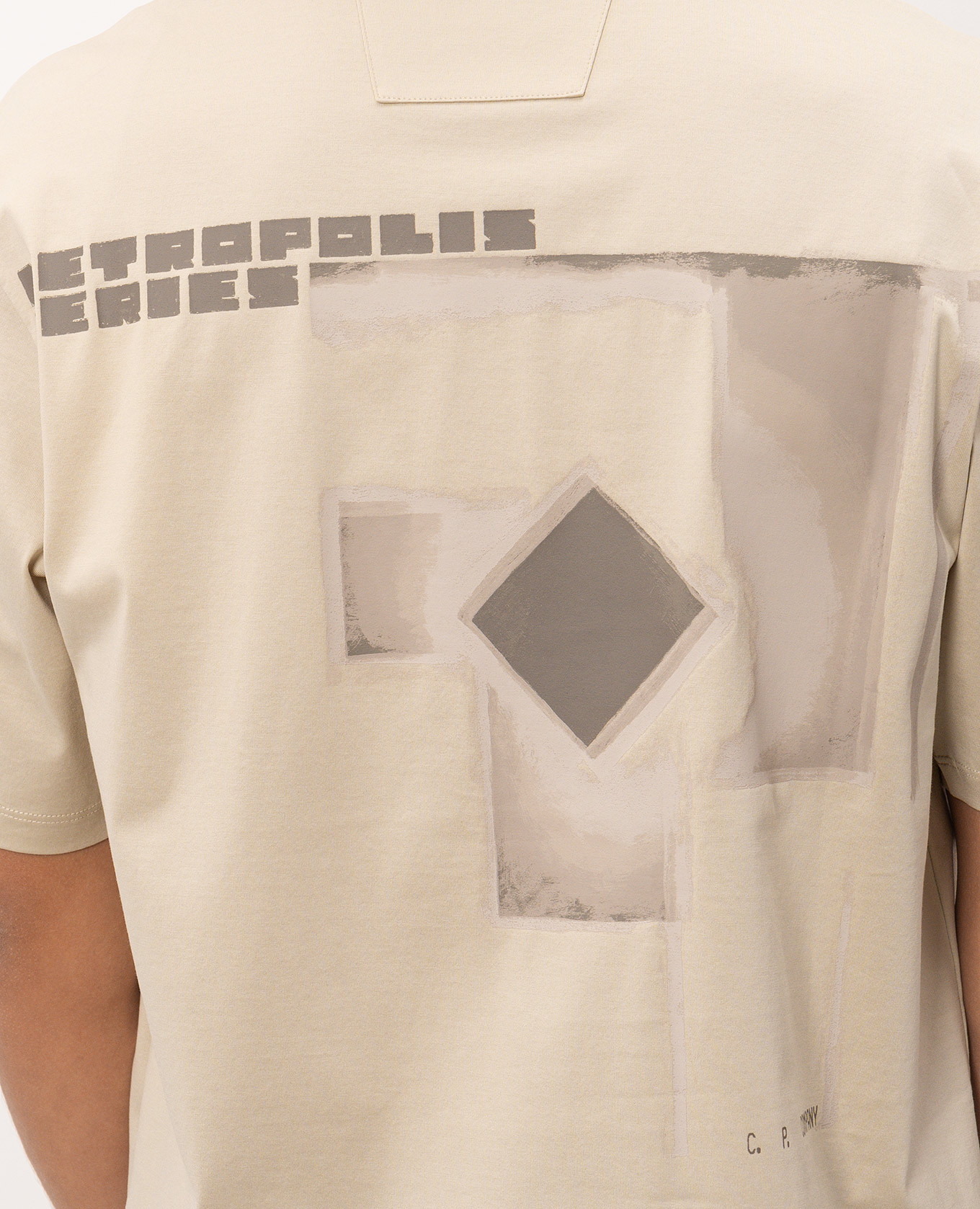 Metropolis Series beige t-shirt C.P. Company Metropolis 5