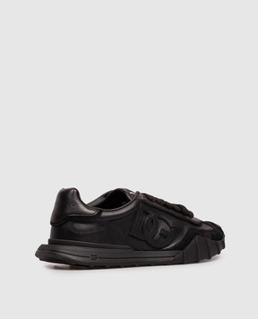 Dolce&Gabbana Dg Athletic black leather sneakers CS2384A0569