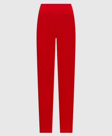 Red leggings