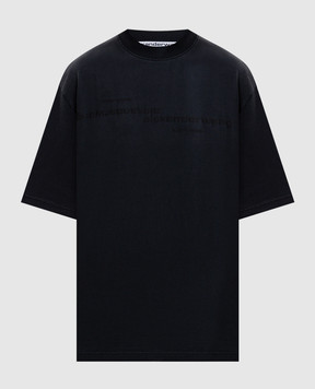 Alexander Wang Black t-shirt with logo print UCC3261926w