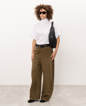 Juun.j White T-shirt with collar JW6842W101