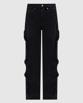 Alexander Wang Black jeans with zippers 4DC3254774
