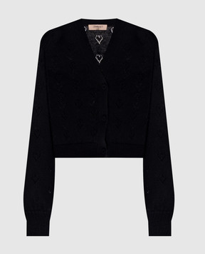 Twinset Black cashmere cardigan 262TP3023