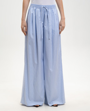 Dolce&Gabbana Blue striped pants FTDLFTFR536
