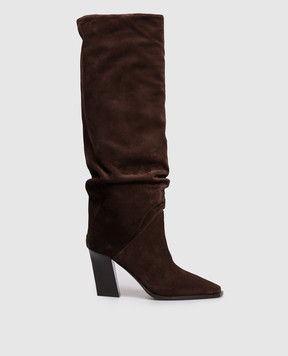 Jimmy Choo Hart brown suede boots HARTKB85SVV