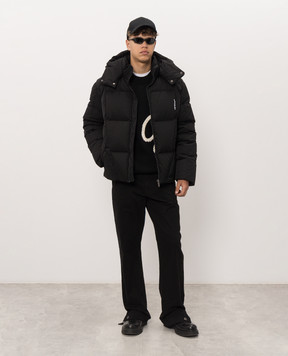 Off-White Black pants with logo embroidery 44MCF04RF26F001