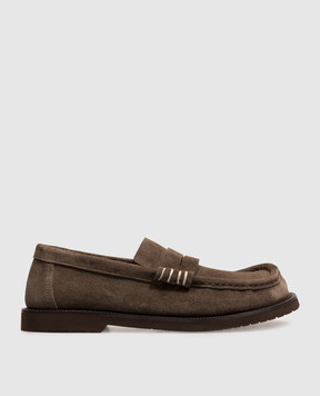 JW Anderson Brown suede loafers MO0004LA0415