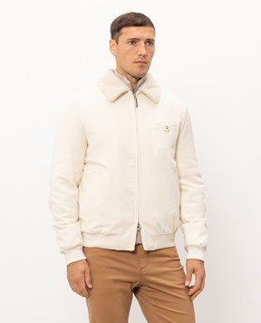 Stefano Ricci Ivory cashmere jacket M7J6300040CO60HC