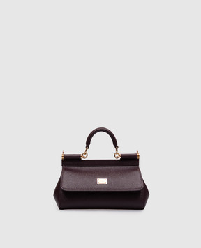 Dolce&Gabbana Sicily purple leather mini bag BB7116B1001