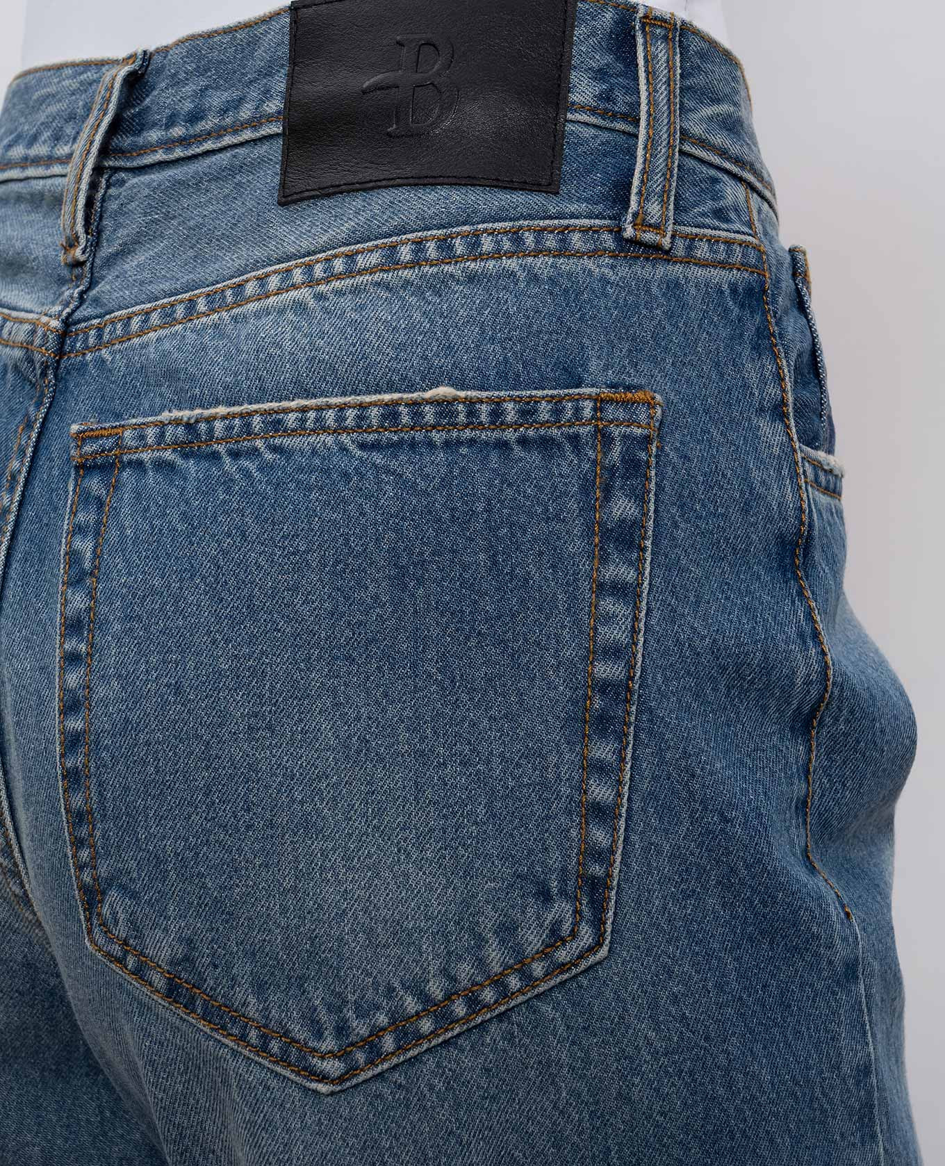 

Blue jeans with a worn effect Ballantyne