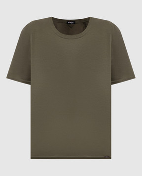 Kiton Khaki T-shirt D61449H09200
