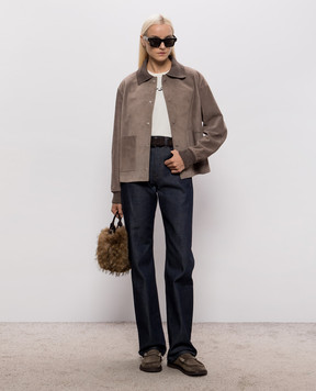 JW Anderson Brown suede jacket LJ0061LT0131
