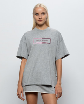 Palm Angels Grey melange T-shirt PAWAA005JR002