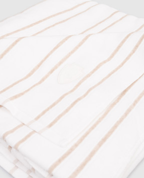 Brunello Cucinelli White striped terry towel MLSPUBS01