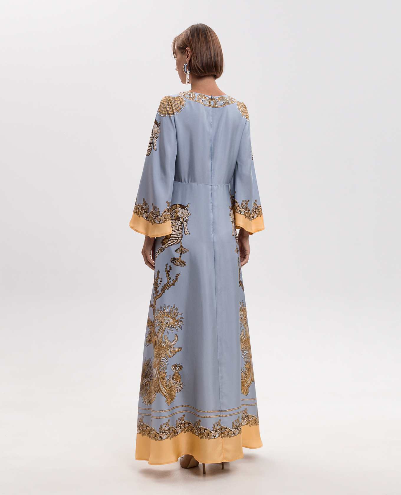 Sorella blue silk dress La DoubleJ 4