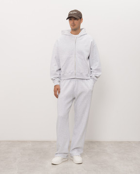Sporty & Rich Grey insulated tracksuit with logo embroidery ST10284300GY03PA088843