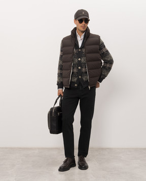 Brunello Cucinelli Brown down vest MV4061605