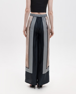 Max Mara CARABO silk palazzo pants MXMCARABO