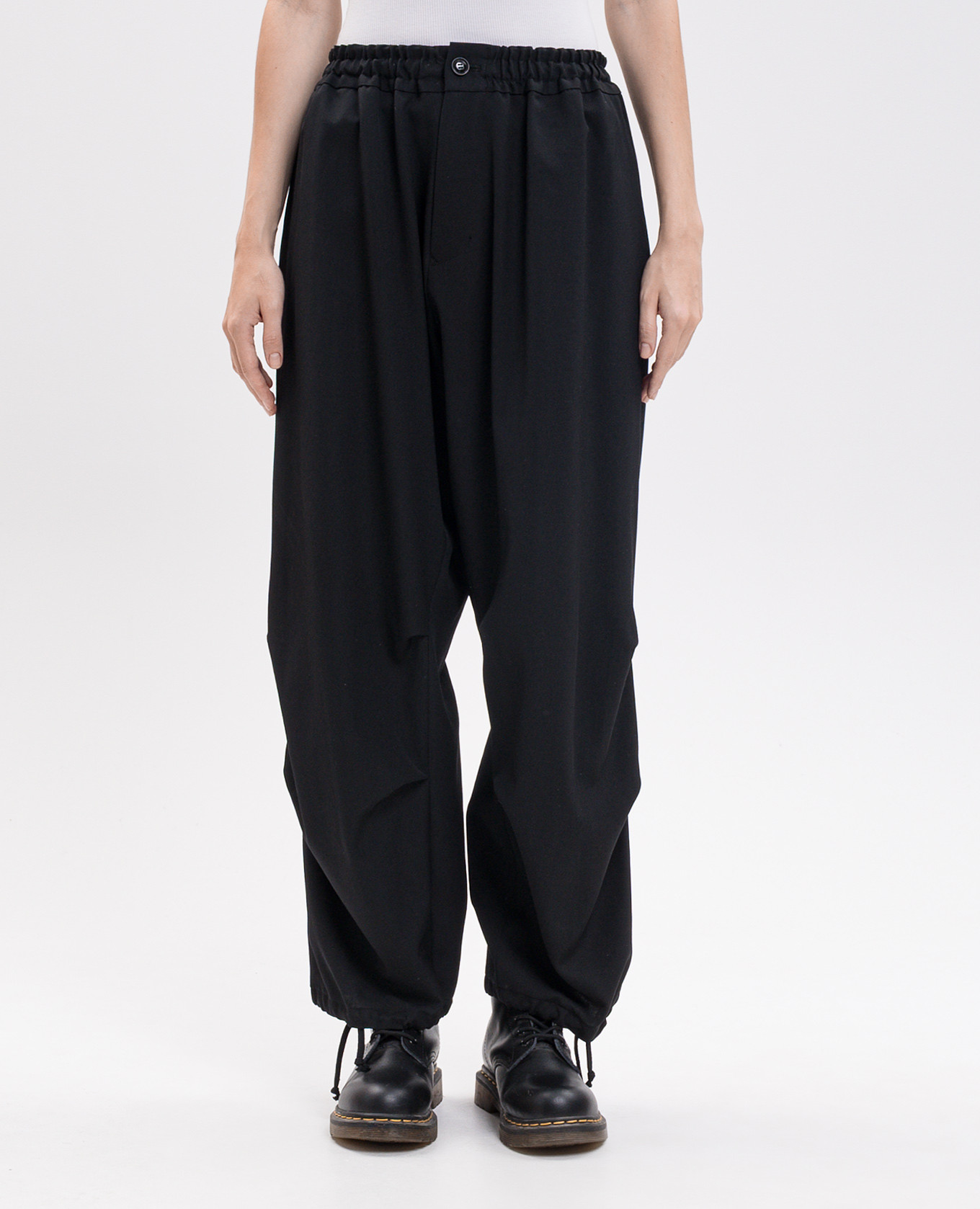 Black wool pants Y`S Yamamoto 3