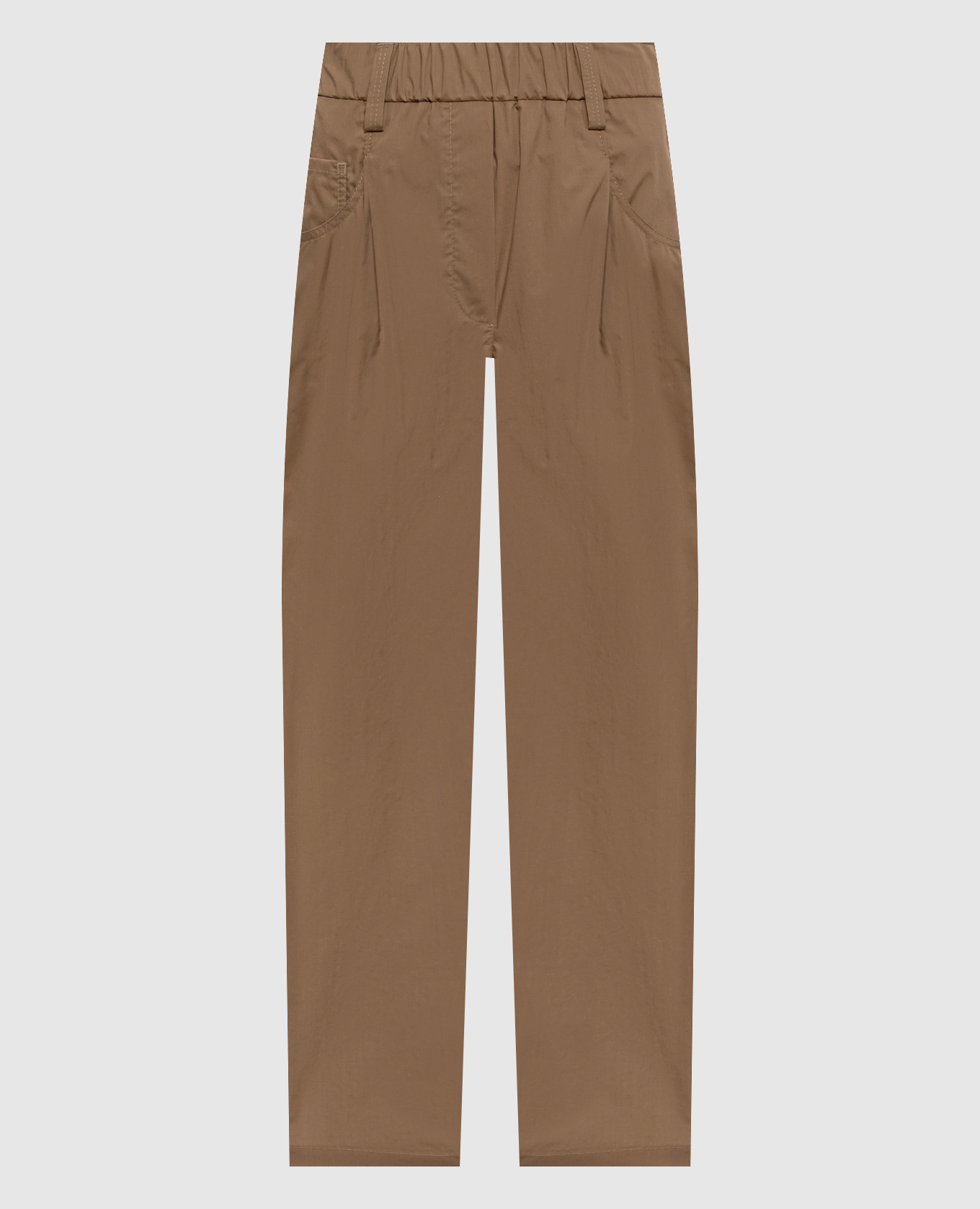Brown pants with chain