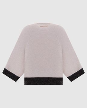 Twinset Ivory wool and cashmere jumper 262TP3511