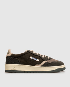 AUTRY MEDALIST khaki sneakers AULMS101