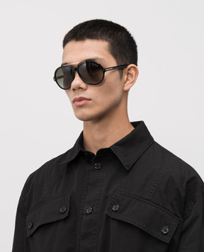 Tom Ford Aalto black sunglasses FT1210