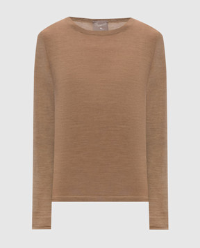 Marco Pescarolo Beige Astra wool jumper ASTRAD54M01