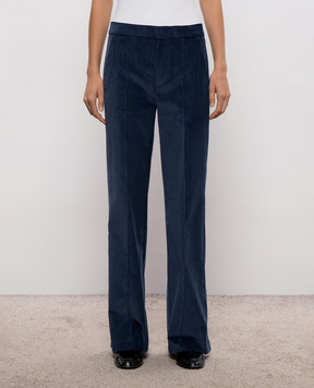 Dondup Blue corduroy pants DP918VS0039DXXX