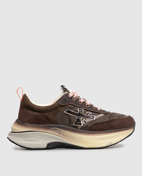 Premiata Brown Hill combination sneakers HILL7896