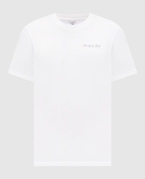 Sporty & Rich Ivory T-shirt with logo print TO11975325WH01