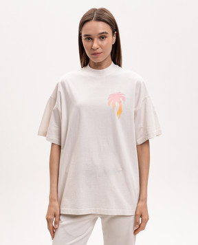 Palm Angels I Love PA White T-Shirt PWAA07BS26JER004
