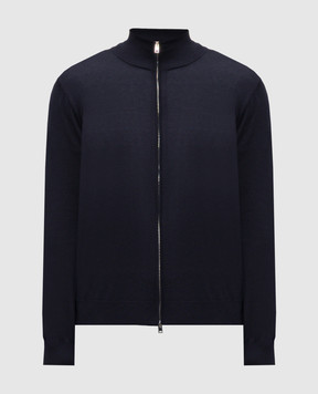 Cashmere&Whiskey Blue cardigan with silk MU9682318517R