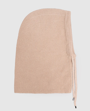 Peserico Beige wool and cashmere hood S36235C0CC961