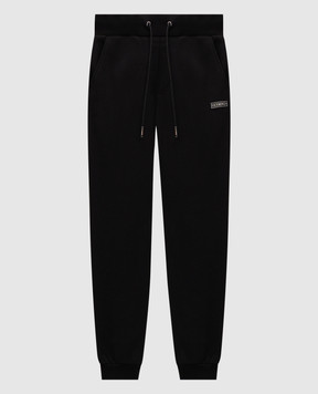 Iceberg Black joggers with logo patch B0226341