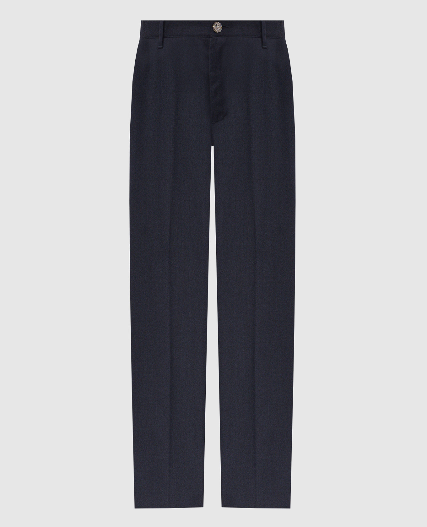 Blue wool pants