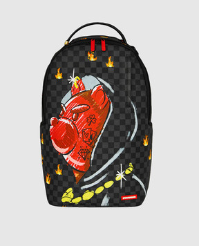 Sprayground Children's backpack DIABLO - FASTLANE 910B8690NSZ