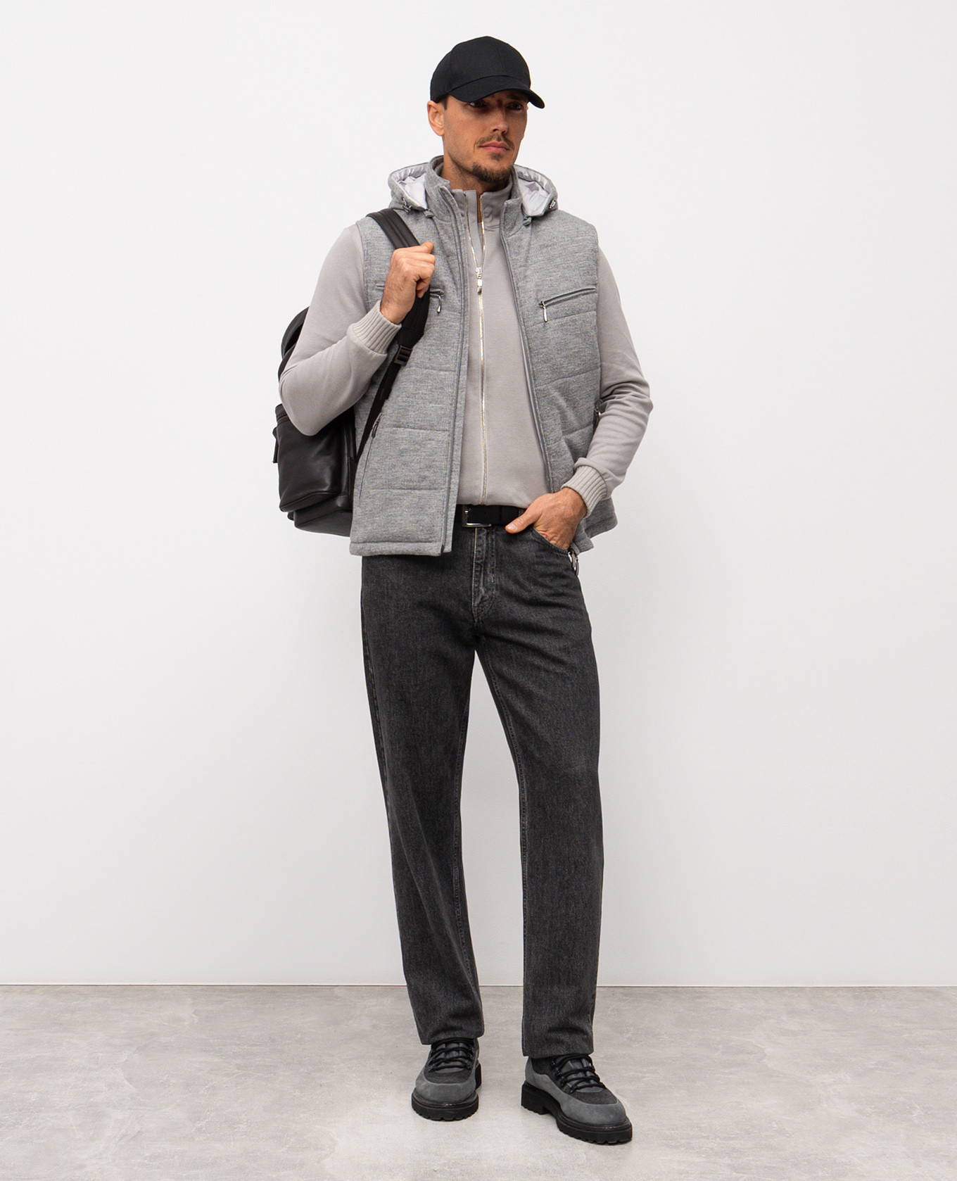 

Gray sports jacket Doriani Cashmere, Grey