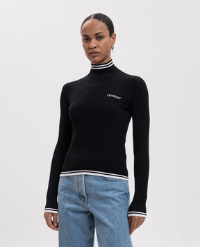 Off-White Black golf with logo embroidery 2FB00120T