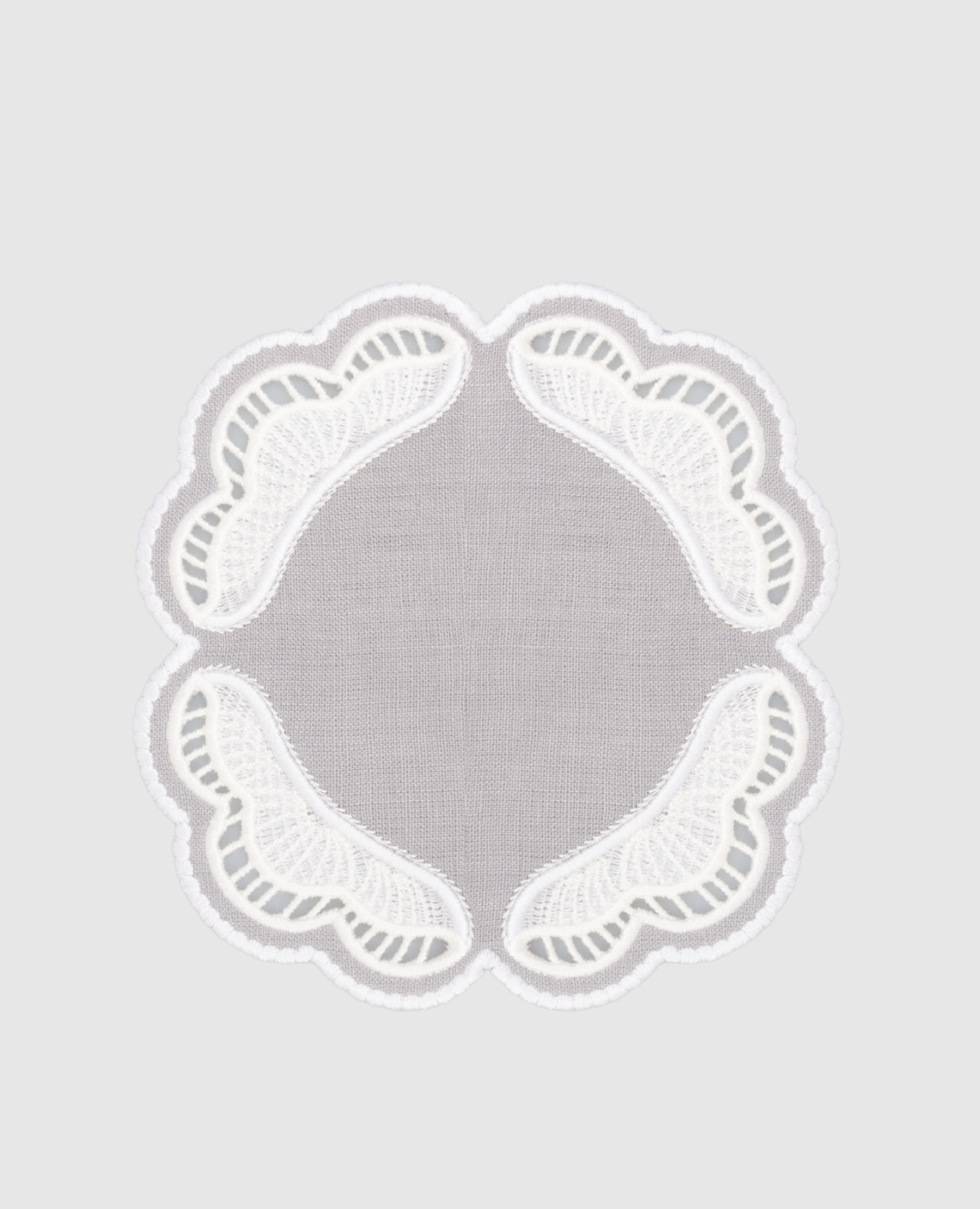 

Grey Oyster Linen Cup Holder Truffle Bee