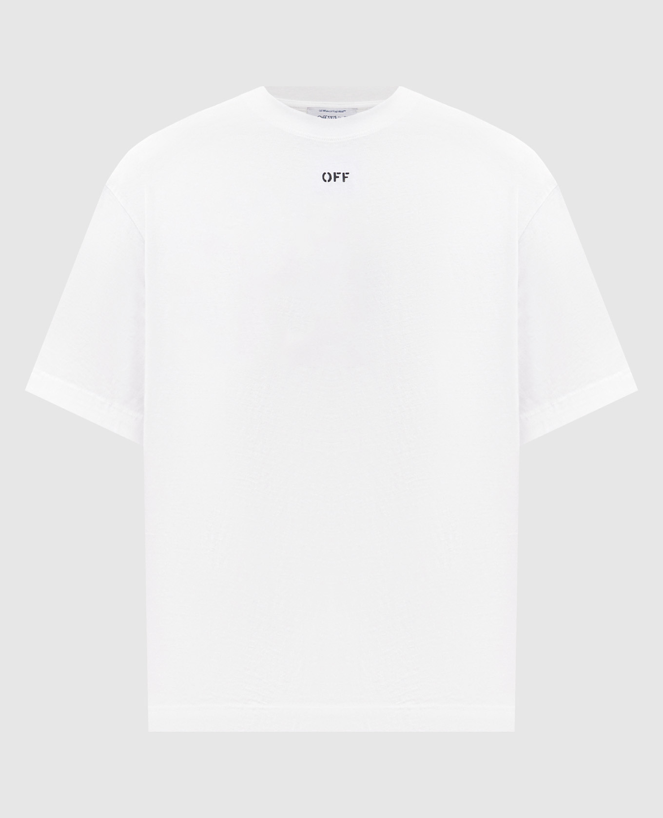 White T-shirt with 3D Spray Arrow emblem